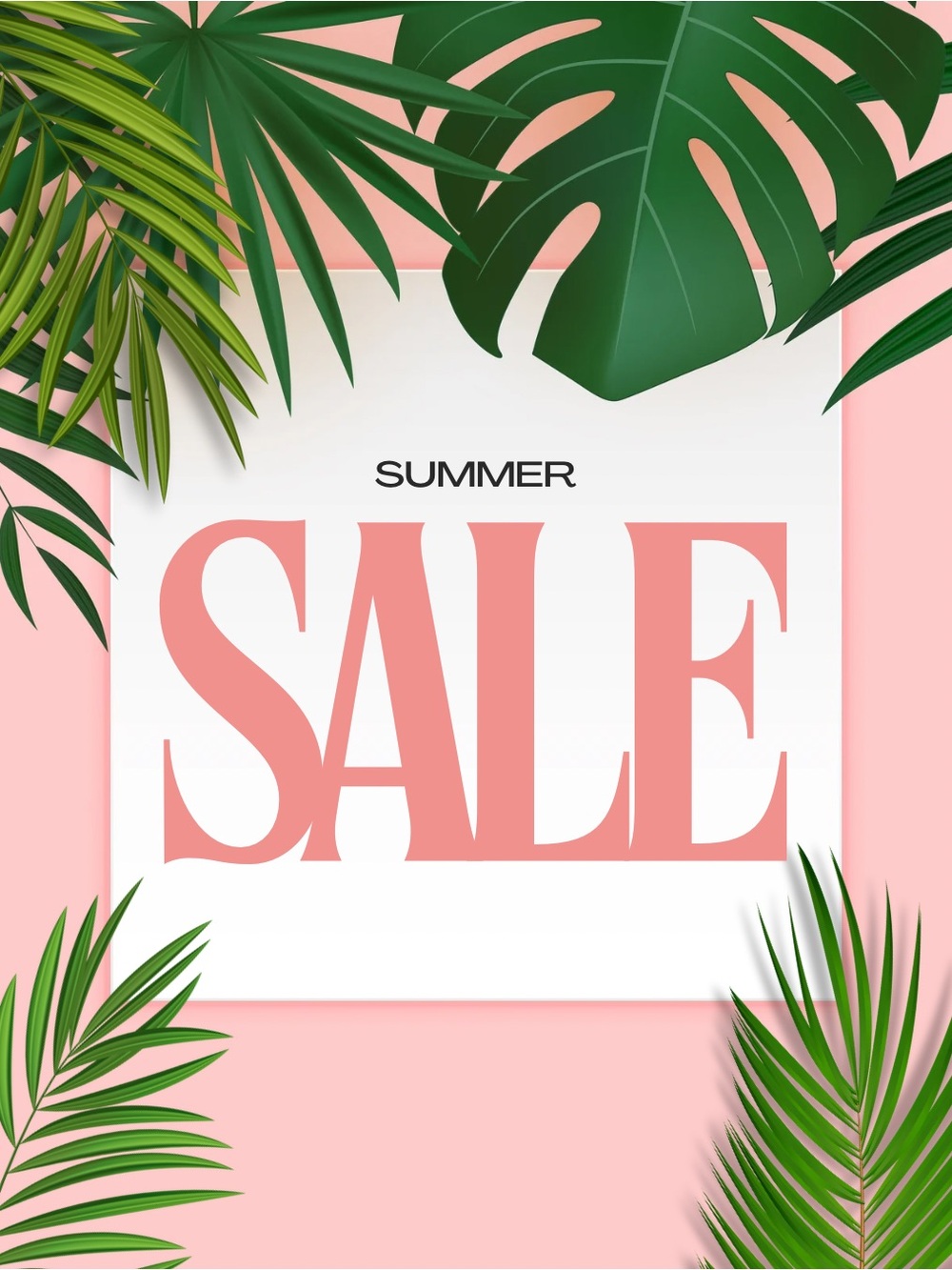 Summer SALE Poster - Upto 25% off Shop